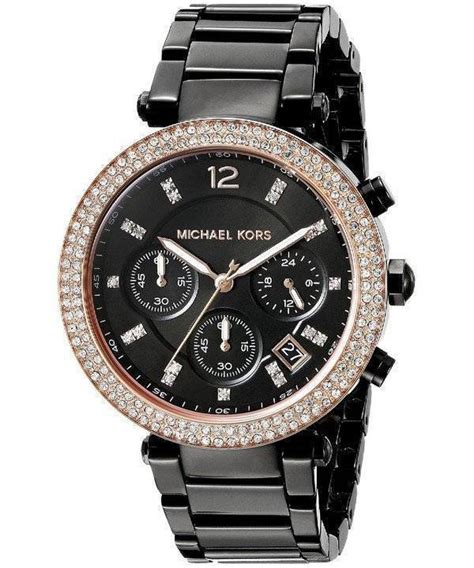 montre michael kors noir femme|Michael Kors watches for women.